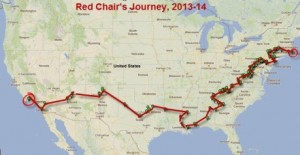 Map of Red Chair Journey