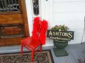 Red Chair at Ashtons