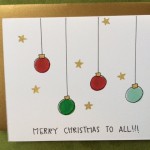 Ornament Christmas Card