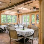 Party Room at The Stockade with tables