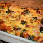 Ham, Spinach, Gryyere Cheese Casserole