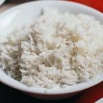 Rice in bowl